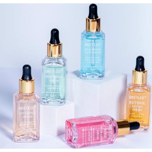 Serum Series Hyaluronic Acid Vitamin C Whitening Face Skin Care Rose Nourish 24k Gold Firm Soothing Repair Essence 1pcs