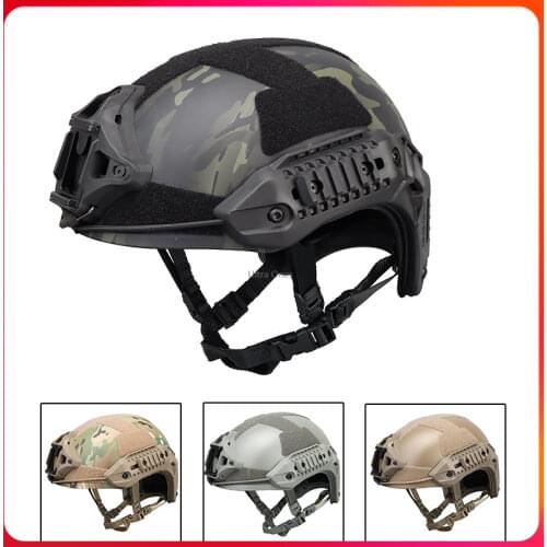Military Airsoft Tactical Helmet Wargame Cs Training Army MH FAST Helmet Combat Paintball Hunting Head Protective Equipment