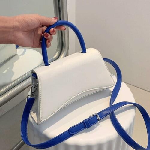 Female Fashion Shoulder Bags Panelled Leather Handbags Designer High Quality Women Bag Vintage Crossbody Bag for Girls Tote Sac