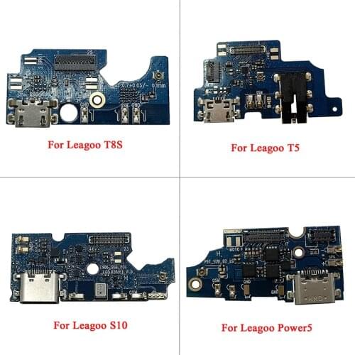 10-300pcs USB Charger Port Board Flex Cable Charging Port Dock Plug Connector For Leagoo M11/T5/T8S/xpower/S10/Power5/KIICAA MIX