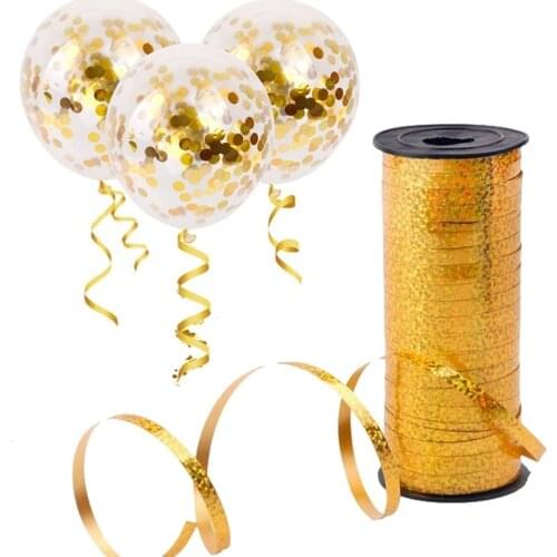 100 Yard Curling Balloon Ribbon for Party Festival Florist Crafts Gift Wrapping