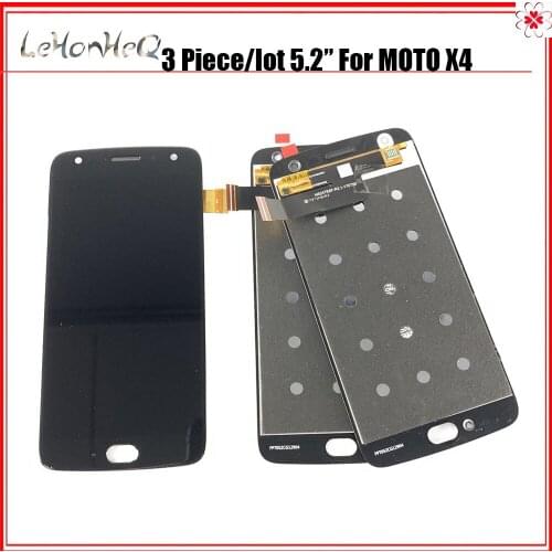 3PCS Lot LCD For Motorola Moto X4 XT1900 LCD Display Touch Screen Digitizer For Moto X4 Display Screen Replacement Original LCD