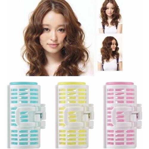 3pcs/lot Hair Curler Spring Clip Grip Rollers DIY Hairstyle Home Use Bangs Hair Curler Roll Beauty Hair Styling Tool fashion
