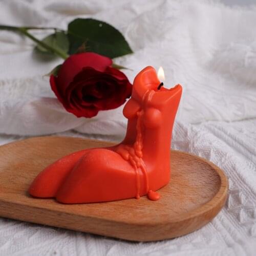 Abstract style Candle Silicone Mold DIY Aromatherapy Ornaments Mold Candle Mould Woman Body Candle Making Silicone Mold