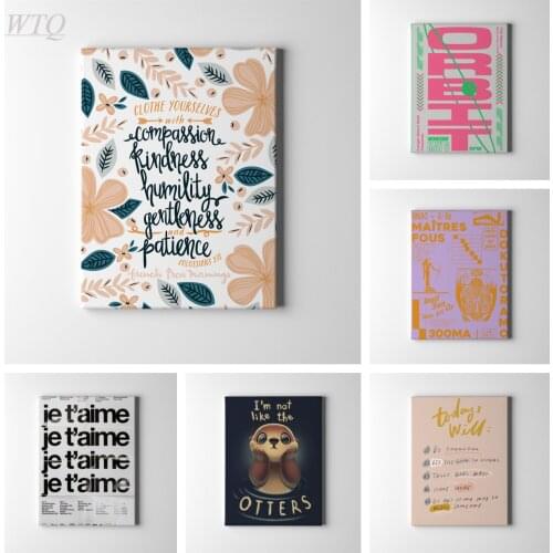 Saying English Abstract Posters Anime Posters Wall Poster Canvas Painting Wall Decor Wall Art Picture Room Decor Home Decor