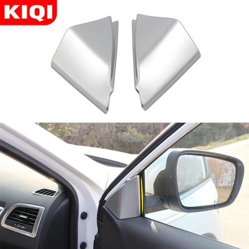 For Renault Koleos Samsung QM6 2016 - 2020 Accessories 2Pcs/Set Car Front Window Triangle Cover A Pillar Column Door Circle Trim