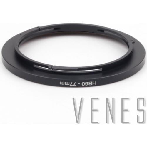 B60-77mm Metal Filter Adapter For Hasselblad / Bay Bayonet 60 Lens to 77mm Accessory