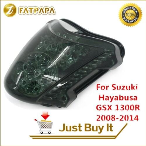 Free shipping Motorcycle Accessories Rear tail light Fit For Suzuki Hayabusa GSXR1300 2008-14 LED Rear Brake Turn Signal Light