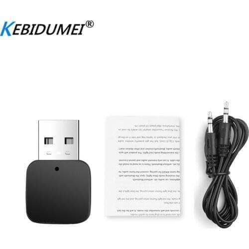 KEBIDU 5.0 Bluetooth Transmitter Receiver Mini AUX Stereo Wireless Bluetooth Adapter Music Bluetooth Transmit For TV Speaker Car