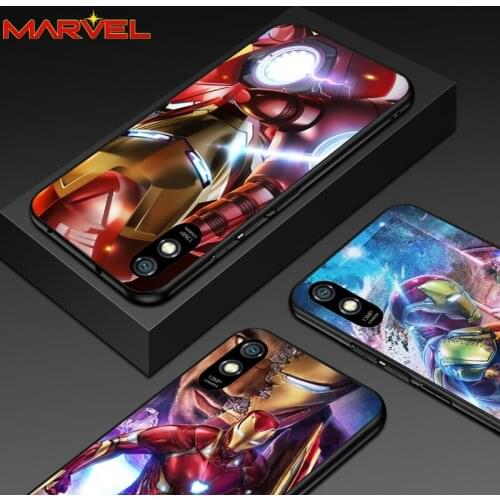 Iron Man Cool Marvel for Xiaomi Redmi 10X Pro 9C 9A 9T 9 GO K40 K30 Ultra K20 8 7 S2 6 5 4X Pro Soft Black Phone Case