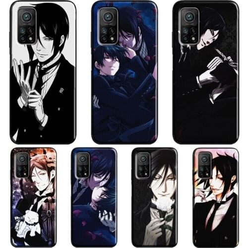 Black Butler For POCO M3 Pro F3 X3 NFC Case For Xiaomi Mi Note 10 Lite A3 9T 10T Pro Mi 11 Lite Coque