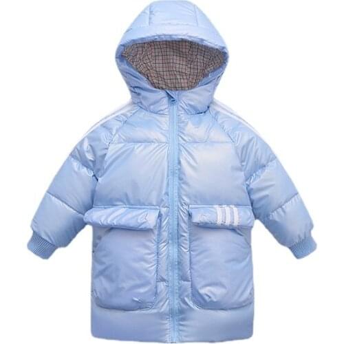 Kids Winter Duck Down Hooded Coats for Boys Girls Children Thick Waterproof Parkas Toddler Baby Warm Jackets Winter Clothes