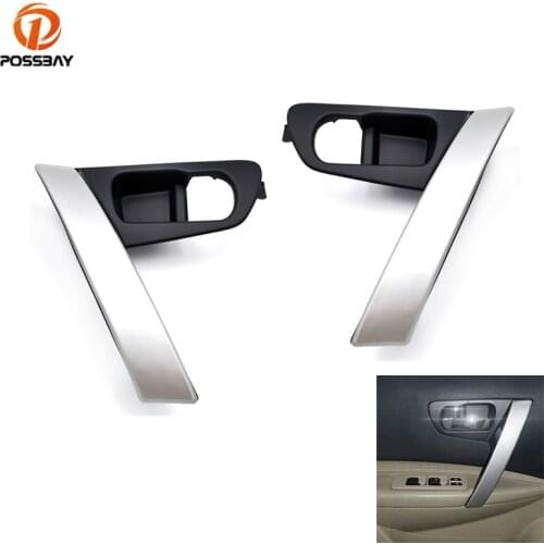 Car Interior Door Handles Silver Handle Shell Replacement Parts for Nissan Qashqai J10 2007 2008 2009 2010 2011 2012 2013-2015