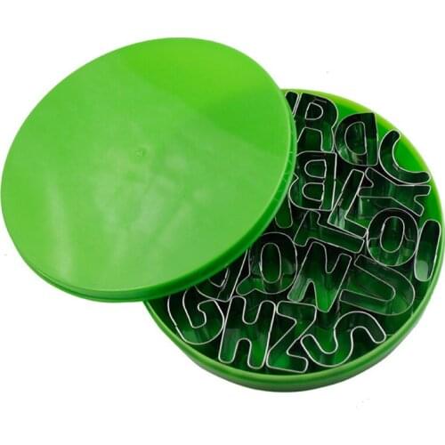 Cake Decorating Tools 26 Letters Alphabet Shape Mould Fondant Cookie Biscuit Cake Mold