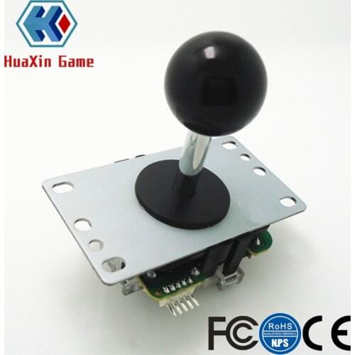 Quality 8 Way Joystick With Top Ball And 5 Pin Wire For Arcade Game Machine, Multi Color For Choosing