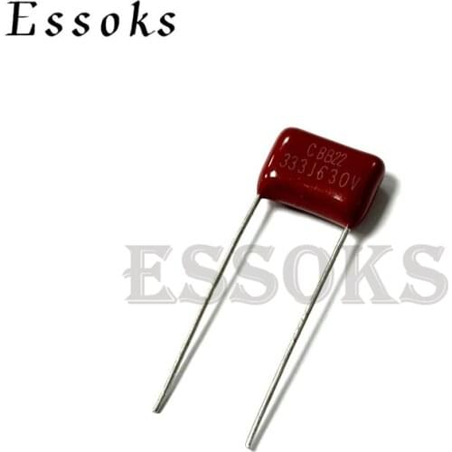 10PCS 630V333J 0.033UF Pitch 10mm 33NF 630V 333 333J CBB Polypropylene film capacitor