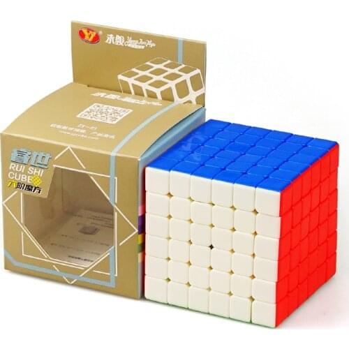 Yongjun RuiShi 6x6x6 Magic Cube Professional Game Speed Toy Unisex Puzzle Education Leisure Smooth Creative Gift