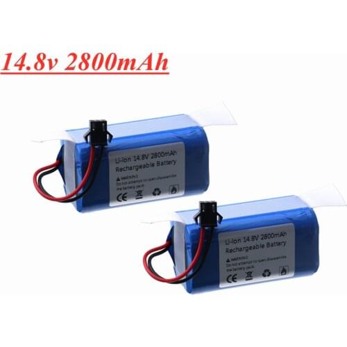 14.8V 2800mAh Li-ion battery for Conga 990 1090 Tesvor X500 Ecovacs Deebot N79 N79S DN622 Eufy RoboVac 11 11S RoboVac 30 etc