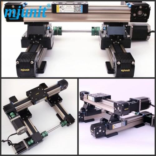 Mjunit MJ45 Belt drive linear guide rail for different kind of structures