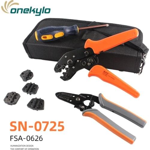 SN-0725 Multitool Wire Stripper Crimping Tool Wire Crimper Cutter Crimping Pliers Cutting Pliers Tweezers Cable Stripper