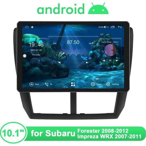 Newest Car Radio Stereo 10.1” 1280X800 HD Screen Central Multimedia 1 din For Subaru Forester WRX 2008-2012 New User Interface