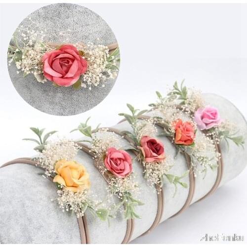 Baby Girls Headband Lace Rabbit Ears Childrens Wreath Infant Newborn Photography Prop Kids Birthday Party Hairbands