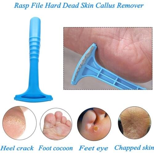 Professional Plastic Handle Dead Skin Calluses Removal Feet Care Tools Nursing Foot Pedicure Knife