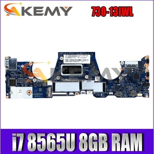 For Lenovo Yoga 730-13IWL laptop motherboard ELZP3 LA-G581P W/ CPU i7 8565U 8GB RAM tested FRU 5B20T02809 Mainboard