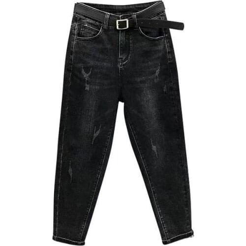 Py1034 2020 spring summer autumn new women fashion casual Denim Pants woman female OL high waist jeans