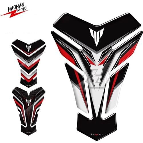 For Yamaha MT01 MT03 MT07 MT10 MT15 Tankpad 3D Resin Motorcycle Tank Pad Protector