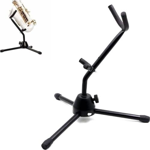 Foldable Tenor Saxophone Stand Tripod Holder Alto Sax Metal Floor Stand Tripod Holder Woodwind Instrument Accessories