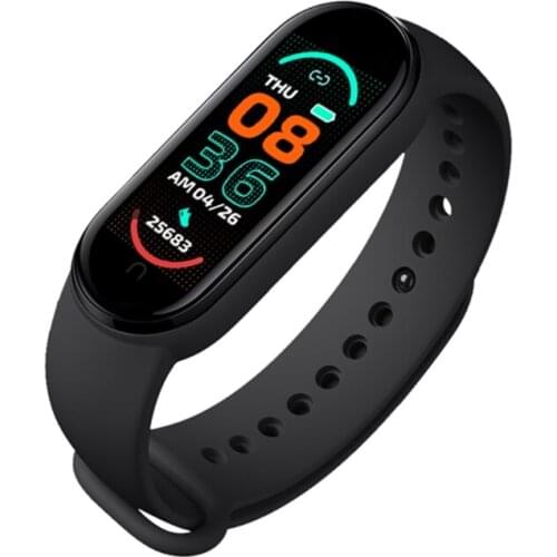 M6 Smart Watch Bracelet for Men Women Smart Band Watches Heart Rate Blood Pressure Sleep Monitor Pedometer Fitness Tracker