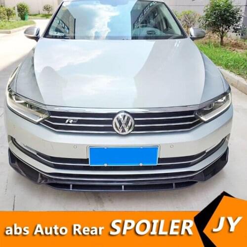 For Volkswagen Passat B8 Body kit spoiler 2018-2019 For Passat ABS Rear lip rear spoiler front Bumper Diffuser Bumpers Protector