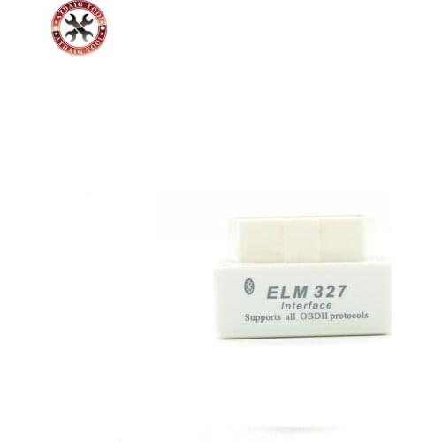 Super Mini Elm327 Bluetooth Latest Version white V2.1 elm327 Interface OBD2 / OBD II Auto Car diagnostic-tool