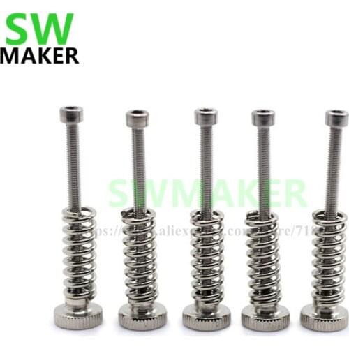 SWMAKER 5 set Leveling Component M3 Screw Leveling Spring Leveling Knob Suite