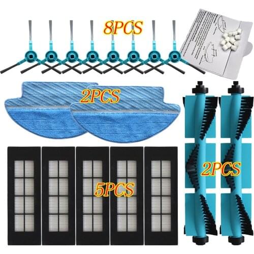 Roller Main Roller Hepa Air Filter Mop Cloth Side Brush for Cecotec Conga 3090 Robot Vacuum Cleaner Replacement Parts