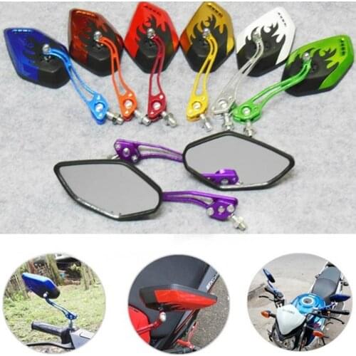 2PCS/Set 360 Degree Rotation Universal Motorcycle Rearview Mirrors Motorcycle Scooter Rear View Side Back Mirrors 8 / 10mm