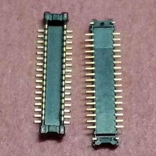 2Pcs LCD Display Screen FPC Connector Plug On Motherboard Board For Samsung Galaxy Tab A 8.0 T350 SM-T351 T351 T355 Port 34Pin