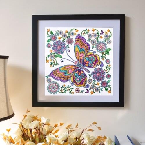 5D Diamond Painting Special Shaped Rhinestone DIY Diamond Mosaic Diamond Butterfly Embroidery Cross Stitch Gifts Home Decoration