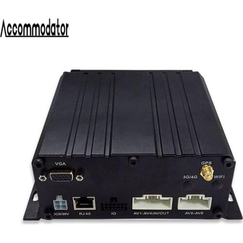 AHD 1080P GPS Vehicle Car Trailer Truck Taxi School Bus 6 Channels HDD SD Card Mobile DVR