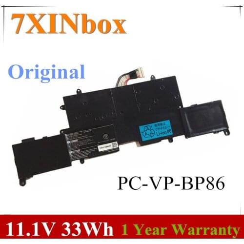 7XINbox 11.1V 33Wh 2900mAh Original PC-VP-BP86 Laptop Battery For NEC LZ550 LZ750JS LZ550/JS 3UPF454261-2-T0882 Series