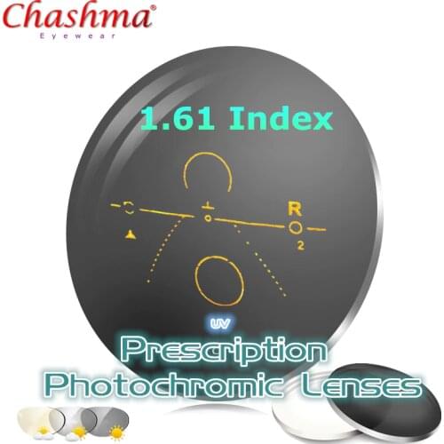 1.61 Index Aspheric Progressive Photochromic Addition Multifocal Transition Lens Prescription Myopia/Hyperopia/Presbyopia 2 PCS