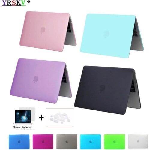 Hot For Apple MacBook Air Pro Retina 11 12 13 15 Laptop Case For mac book New Air Pro 13.3 15.4 inch with Touch ID,Bar Case