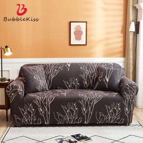 Bubble Kiss Golden Line Sofa Towel Four Seasons Couch Cover Anti-skid Elastic Nordic Style Decor Plush Soft Sofa Cover Slipcover