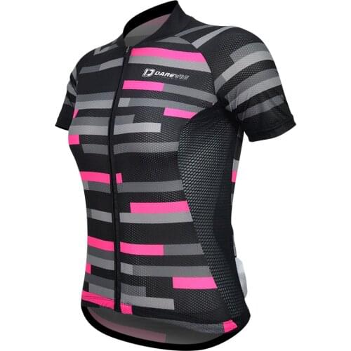 DAREVIE Cycling Jersey Women Summer 2021 Pro Team Breathable Reflective Elasticity Soft Non-slip Quick-Dry Bicycle Clothes