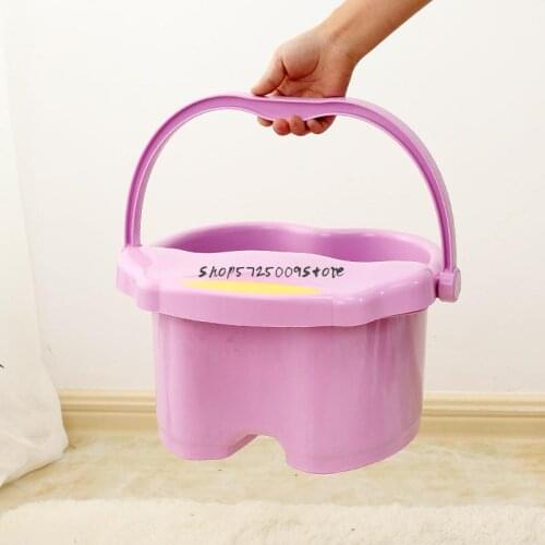 Childrens Foot Bath Plastic Thickened Babys Foot Bath Small Massage Foot Bath With Cover Heat Preservation Foot Bath Household