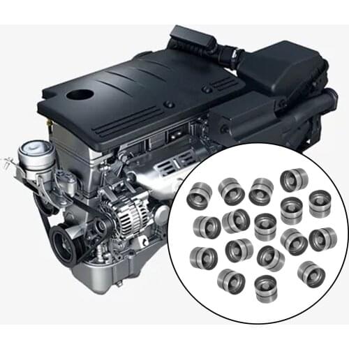 16Pcs Valve Hydraulic Lifters Vehicle Adjuster for Kia for Hyundaifor Accent 1.5L 1.6L G4FK G4ED 2223137100 617-0008 06828002686
