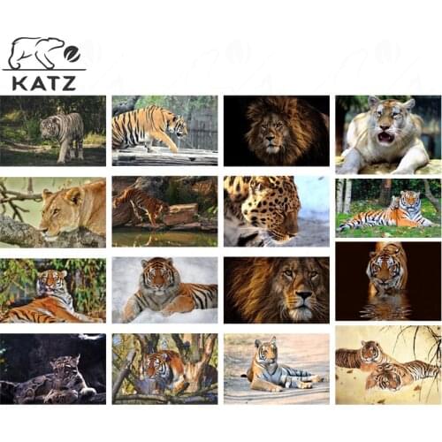 Tiger Hd Picture Diamond Paintingmodern Carnivore Diamond Embroidery Handmade Diy Diamond Mosaic Cross-Stitch Home Decor