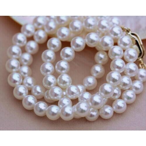 Classic 11-12m south sea white pearl necklace 24inch 925s