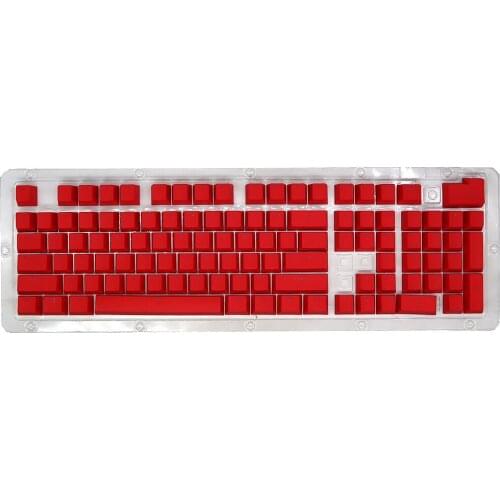 104 Keys Two-color Injection Molding PBT Keycap Set OEM Profile for Mechanical Keyboard Ergonomic Design Mechanical Keyboard